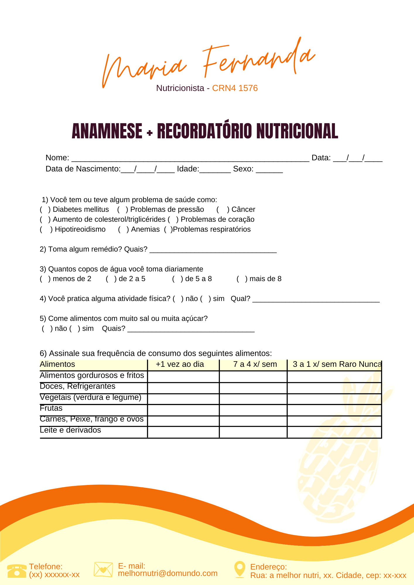 Anamnese, PDF, Remédio